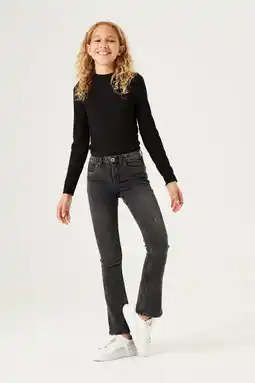 Wehkamp Garcia high waist flared jeans 575 dark used aanbieding