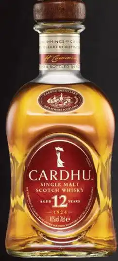 Gall & Gall Cardhu 12 Years 70CL Whisky aanbieding