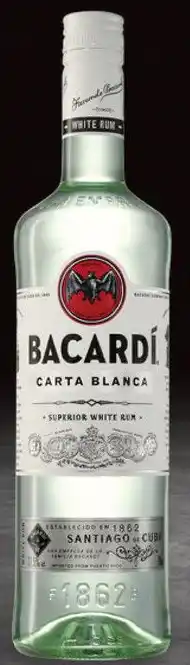 Gall & Gall Bacardi Carta Blanca 70CL Mixen aanbieding