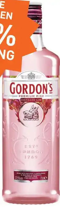 Gall & Gall Gordon's Pink Gin 70CL Mixen aanbieding