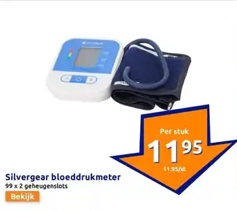 Action Silvergear bloeddrukmeter aanbieding