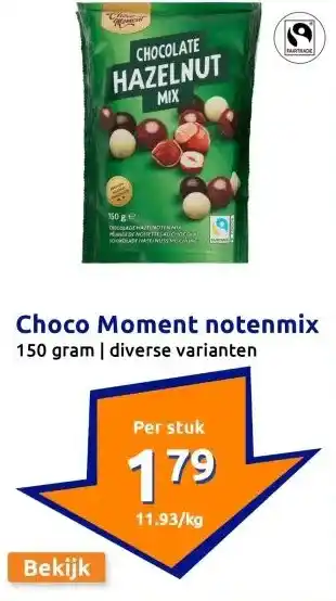 Action Choco Moment notenmix aanbieding