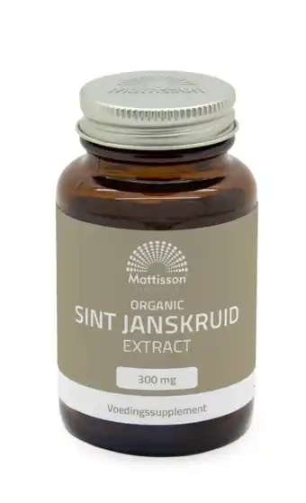 De Online Drogist Mattisson HealthStyle Sint Janskruid Extract Bio aanbieding