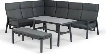 Intratuin Tierra Outdoor 8-zits loungeset Campo antraciet aanbieding