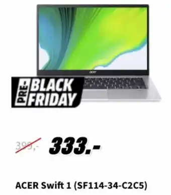 MediaMarkt Acer Swift 1 (SF114-34-C2C5) aanbieding