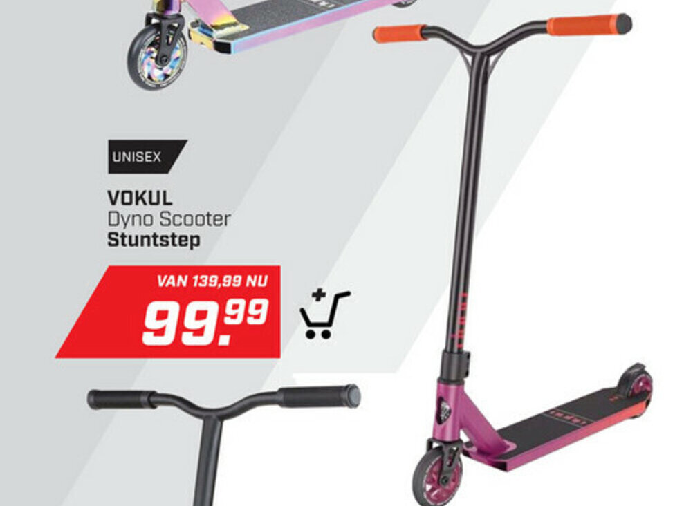 Vokul Dyno Scooter Struntstep aanbieding bij Daka Sport