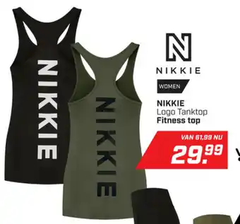 Daka Sport Nikkie Logo Tanktop Fitness top aanbieding