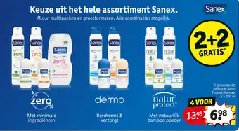 Kruidvat Sanex assortiment aanbieding