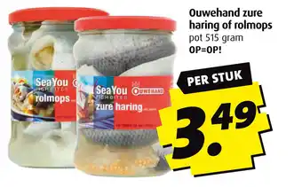 Boni Ouwehand zure haring of rolmops aanbieding