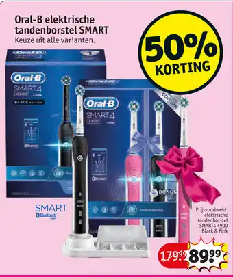 Kruidvat Oral-B elektrische tandenborstel SMART aanbieding