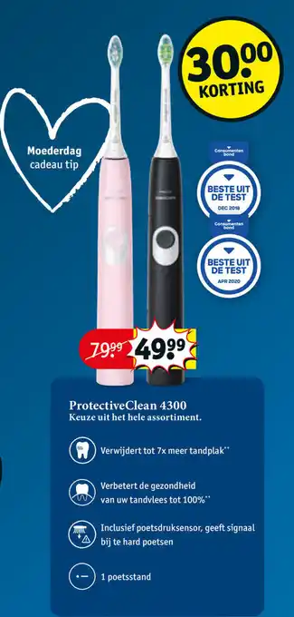Kruidvat PHILIPS Sonicare ProtectiveClean 4300 aanbieding