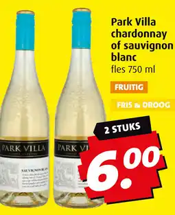 Boni Park Villa chardonnay of sauvignon blanc aanbieding