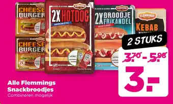 PLUS Alle Flemmings Snackbroodjes aanbieding