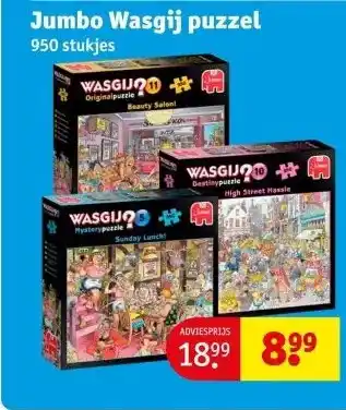 Kruidvat Jumbo Wasgij puzzel aanbieding
