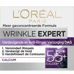 Albert Heijn L'Oréal Wrinkle expert anti-rimpel 55+ dagcrème aanbieding