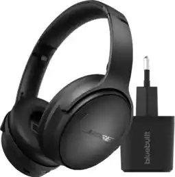 Coolblue Bose QuietComfort Headphones Zwart + Oplader aanbieding