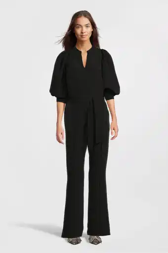 Wehkamp Aaiko jumpsuit zwart aanbieding