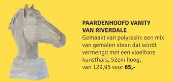 Nijhof Paardenhoofd Vanity Van Riverdale aanbieding