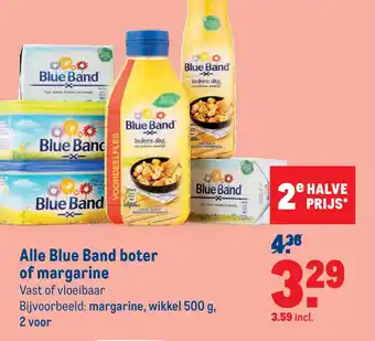 Makro Alle blue band boter of margarine aanbieding