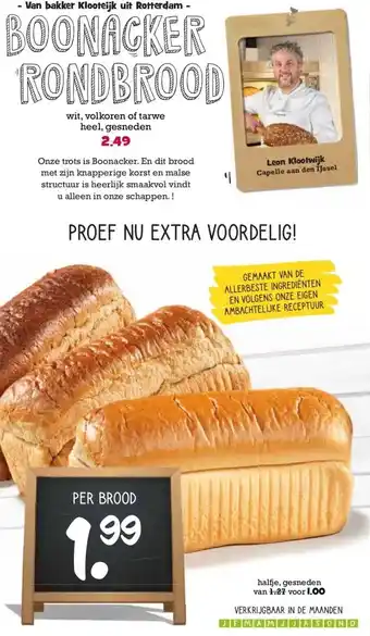 Boon`s Markt BOONACKER RONDBROOD aanbieding