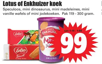 Dirk Lotus of Enkhuizer koek aanbieding