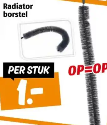 Poiesz Radiator borstel aanbieding