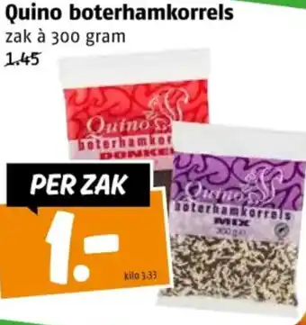 Poiesz Quino boterhamkorrels aanbieding