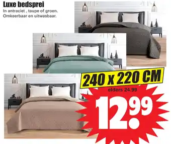 Dirk Luxe bedsprei aanbieding