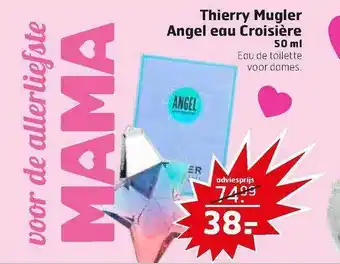 Trekpleister Thierry mugler angel eau croisière 50 ml aanbieding