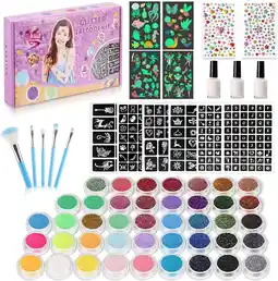 Amazon Glitter Tattoo Set aanbieding