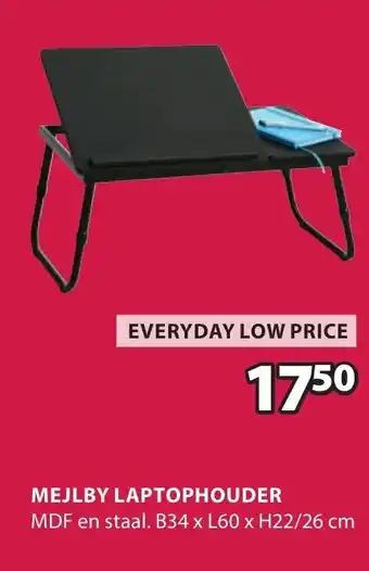 Jysk Mejlby laptophouder aanbieding