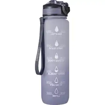 Albert Heijn Bourgini Waterfles gradient 1 liter aanbieding