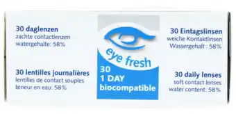 De Online Drogist Eye Fresh -1.25 Zachte Daglenzen aanbieding