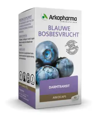 De Online Drogist Arkocaps Darmtransit Blauwe Bosbesvrucht Capsules aanbieding