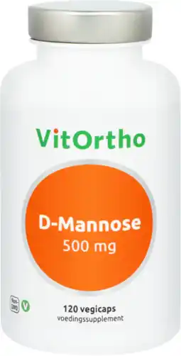 De Online Drogist VitOrtho D-Mannose 500mg Capsules aanbieding