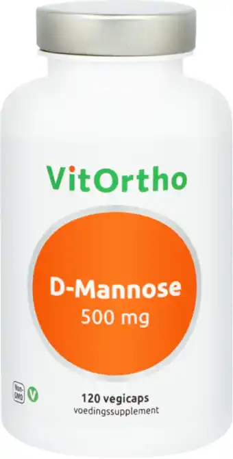 De Online Drogist VitOrtho D-Mannose 500mg Capsules aanbieding