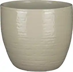 Intratuin Everydays bloempot Anne groen D 14 H 12 cm aanbieding