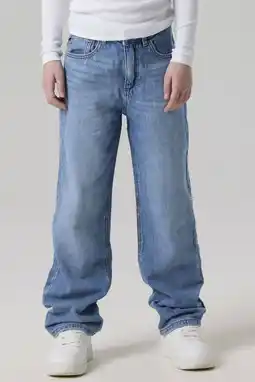 Wehkamp NAME IT KIDS straight leg jeans NKFROSE medium blue denim aanbieding