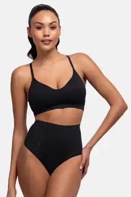 Wehkamp Dorina high waist corrigerende string Absolute Sculpt zwart aanbieding