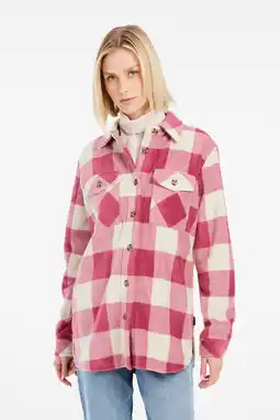 Wehkamp Protest shacket fleece Salt roze aanbieding