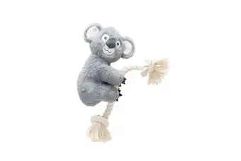 Welkoop Karlie Klim Koala - Knuffel - met Flostouw - Hondenspeelgoed - Grijs - 18x9x40 cm aanbieding