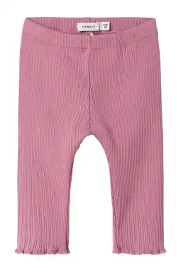 Wehkamp NAME IT BABY legging roze glitter aanbieding