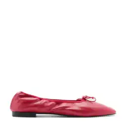 Wehkamp Mango leren ballerina's rood aanbieding