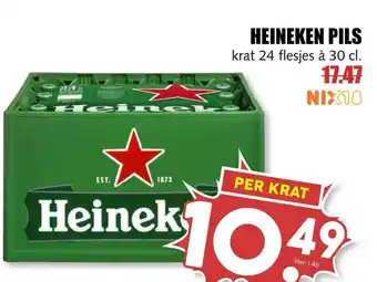 MCD Supermarkt Heineken pils 30 cl aanbieding