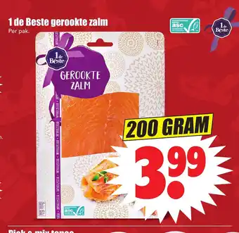 Dirk 1 De Beste Grookte Zalm 200 gram aanbieding