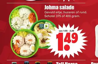 Dirk Johma Salade aanbieding