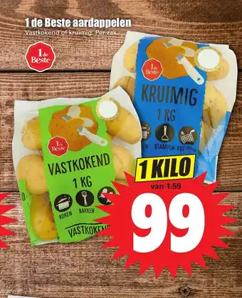 Dirk 1 De Beste Aardappelen 1 kilo aanbieding