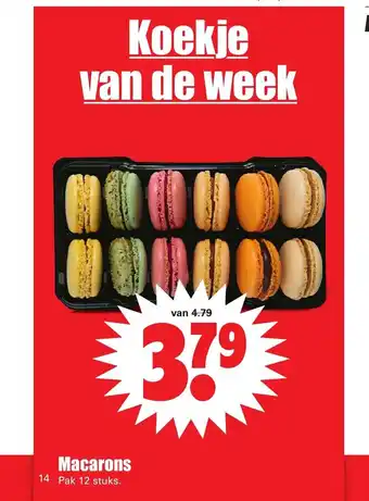 Dirk Macarons 12 stuks aanbieding