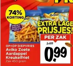 Vomar Voordeelmarkt DIEPVRIES Aviko Zoete aanbieding