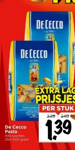 Vomar Voordeelmarkt De Cecco Pasta aanbieding